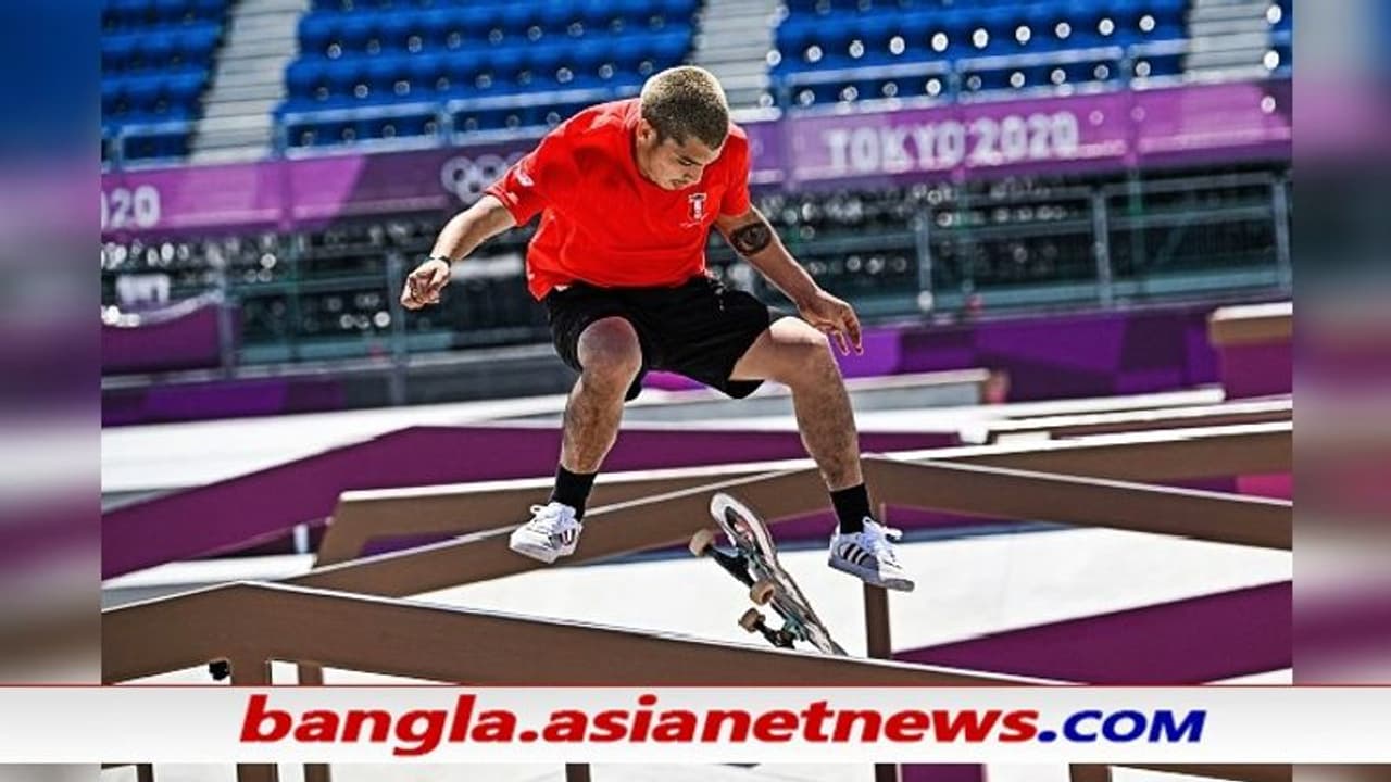 মুখ টিপে হাসছে মেয়েরা, ছেলেরা বলছে 'আহ' কেন ভাইরাল হল অলিম্পিক স্কেটবোর্ডারের চোটের ভিডিও