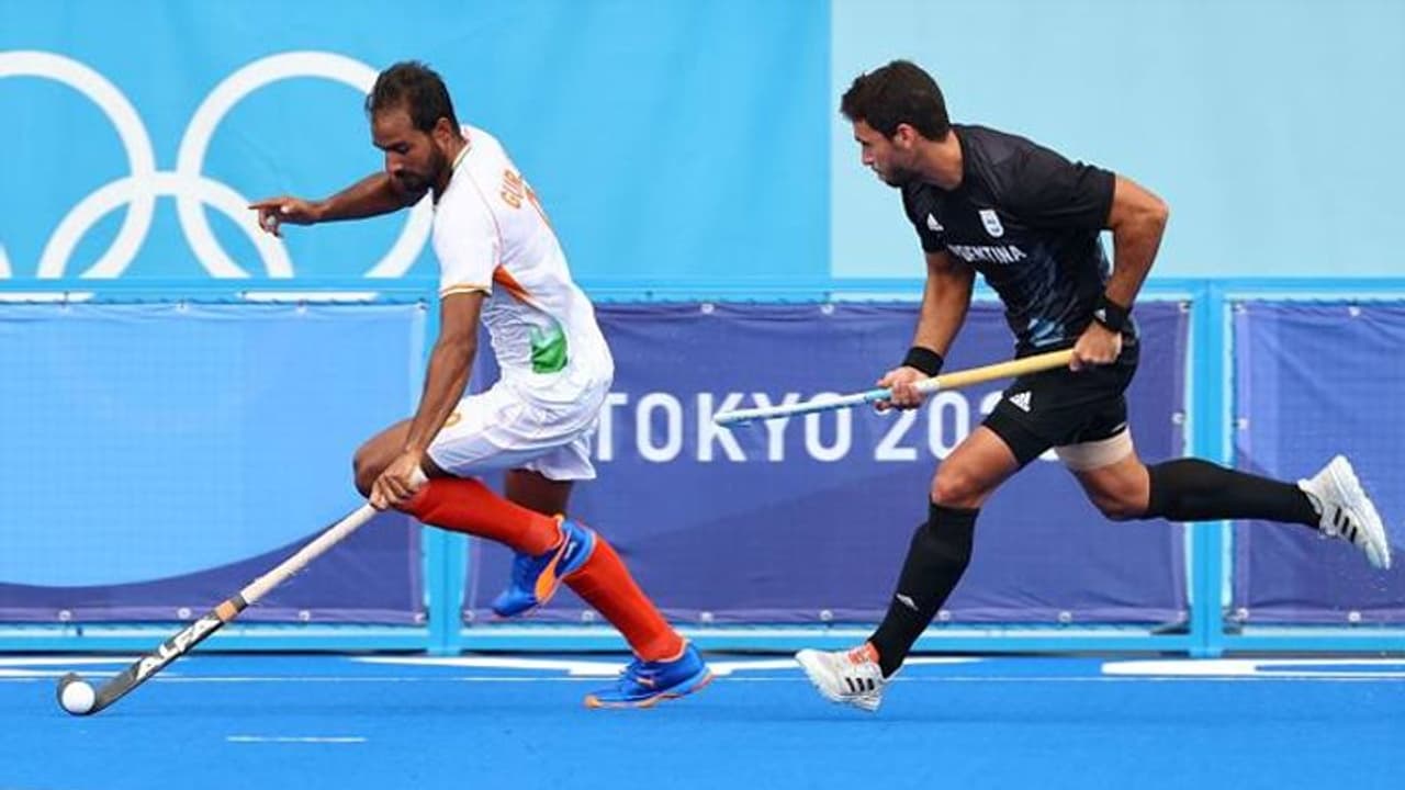 হকিতে শেষ আটে ভারত, ডিফেন্ডিং চ্যাম্পিয়ন আর্জেন্টিনাকে হারাল ৩ ১ গোলে হকিতে শেষ আটে ভারত, ডিফেন্ডিং চ্যাম্পিয়ন আর্জেন্টিনাকে হারাল ৩ ১ গোলে