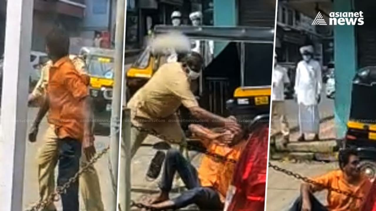 നിലമ്പൂരിൽ യുവാവിന് ഹോം ഗാർഡിൻ്റെ ക്രൂര മർദ്ദനം; നടു റോഡിൽ അടിച്ചു വീഴ്ത്തി നിലമ്പൂരിൽ യുവാവിന് ഹോം ഗാർഡിൻ്റെ ക്രൂര മർദ്ദനം; നടു റോഡിൽ അടിച്ചു വീഴ്ത്തി