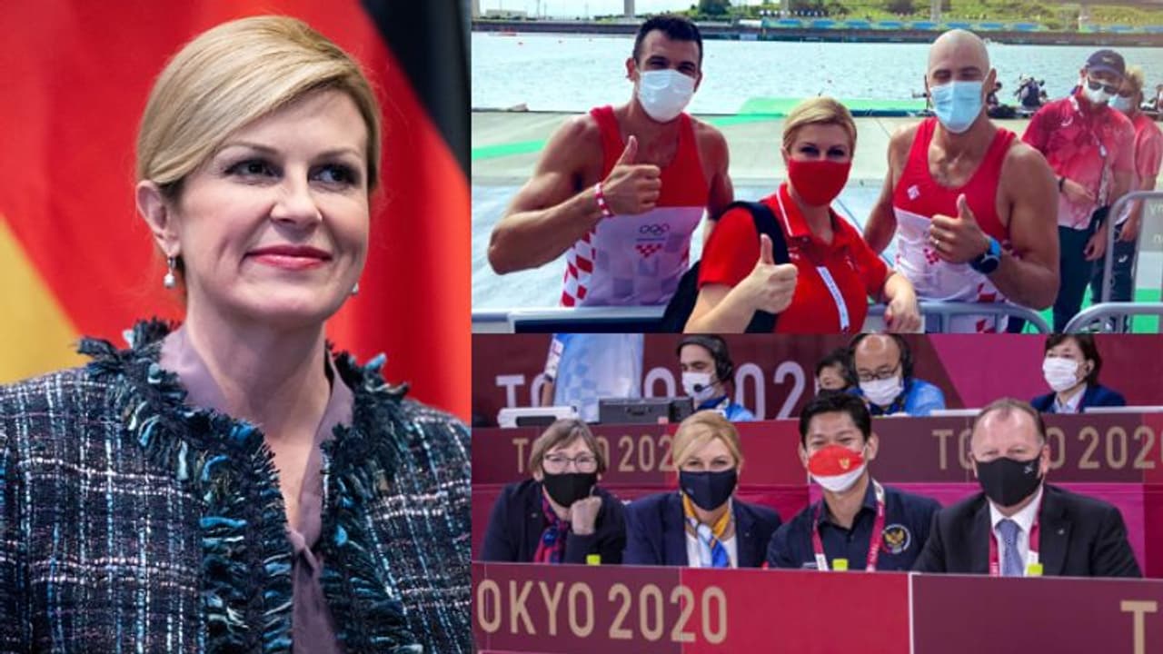 ഒളിംപിക്സില് ക്രൊയേഷ്യന് താരങ്ങള്ക്ക് പിന്തുണയുമായി വീണ്ടും കൊളിന്ദയെത്തി; ചിത്രങ്ങള് വൈറല് ഒളിംപിക്സില് ക്രൊയേഷ്യന് താരങ്ങള്ക്ക് പിന്തുണയുമായി വീണ്ടും കൊളിന്ദയെത്തി; ചിത്രങ്ങള് വൈറല്