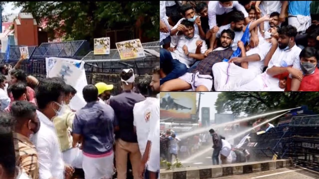 ശിവൻകുട്ടിയുടെ രാജി ആവശ്യപ്പെട്ടുള്ള കെഎസ്യു നിയമസഭാ മാർച്ചിൽ സംഘർഷം; അറസ്റ്റ് ശിവൻകുട്ടിയുടെ രാജി ആവശ്യപ്പെട്ടുള്ള കെഎസ്യു നിയമസഭാ മാർച്ചിൽ സംഘർഷം; അറസ്റ്റ്