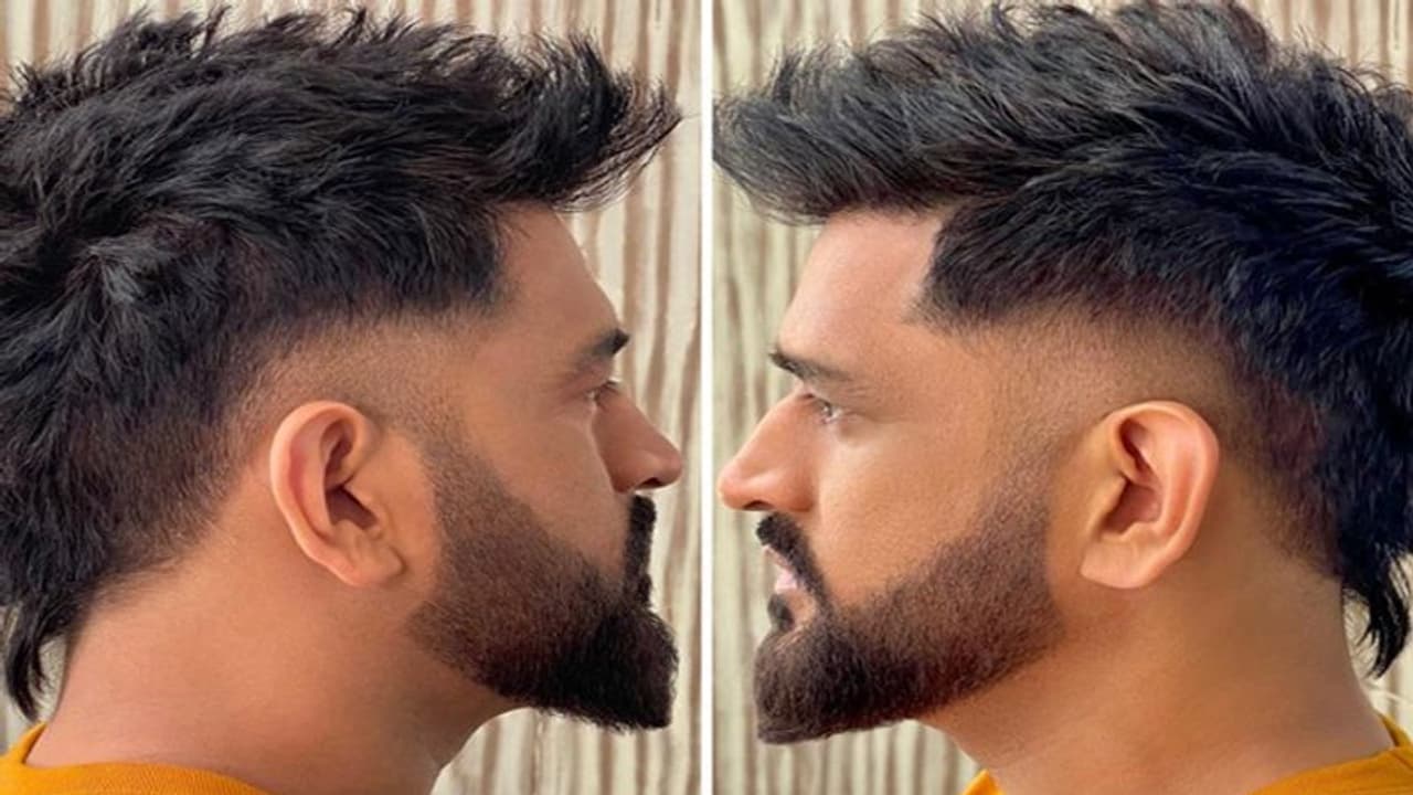 செம ஸ்டைலிஷான தோனியின் புதிய ஹேர்ஸ்டைல்..! சமூக வலைதளங்களில் செம வைரல்