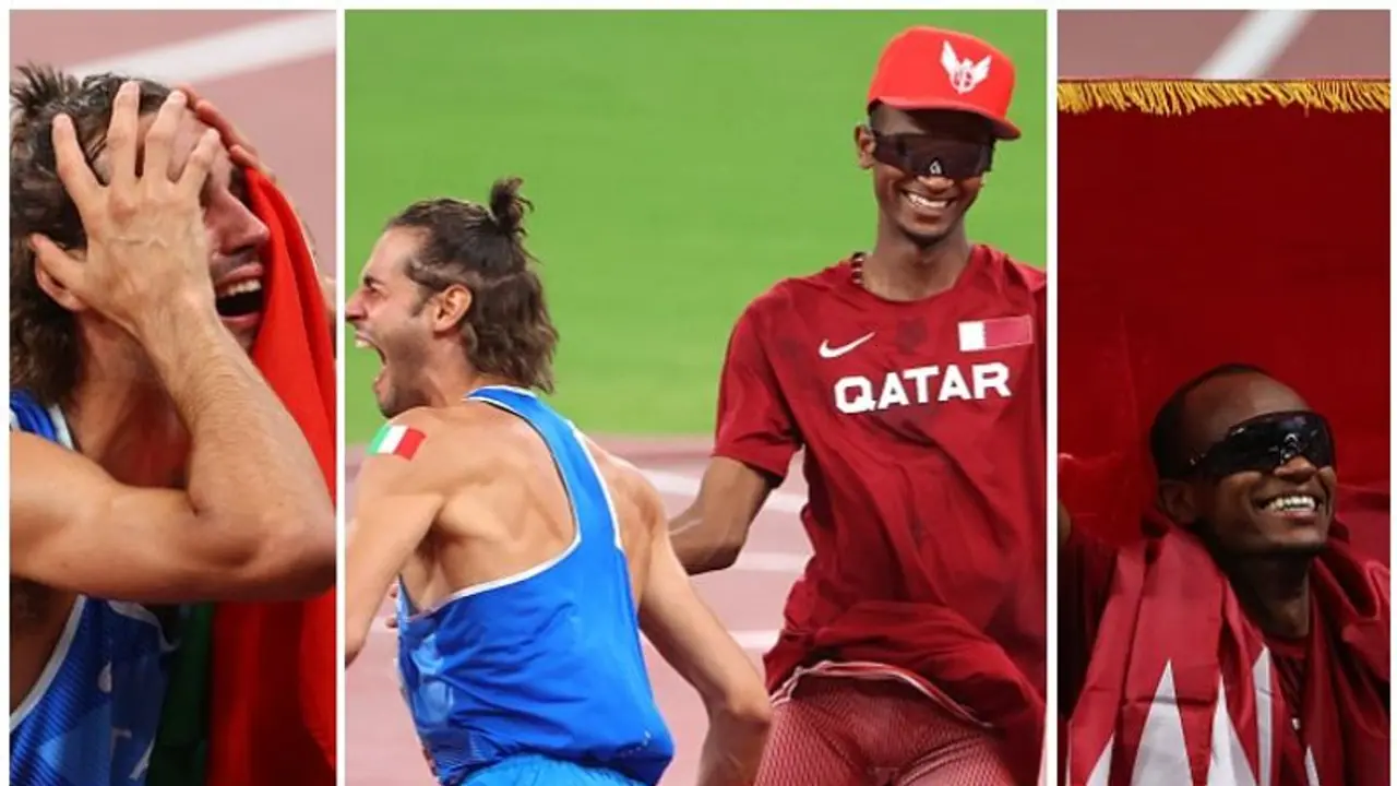 Tokyo Olympics: Watch Mutaz Essa Barshim, Gianmarco Tamberi display incredible spirit to share High Jump gold Tokyo Olympics: Watch Mutaz Essa Barshim, Gianmarco Tamberi display incredible spirit to share High Jump gold