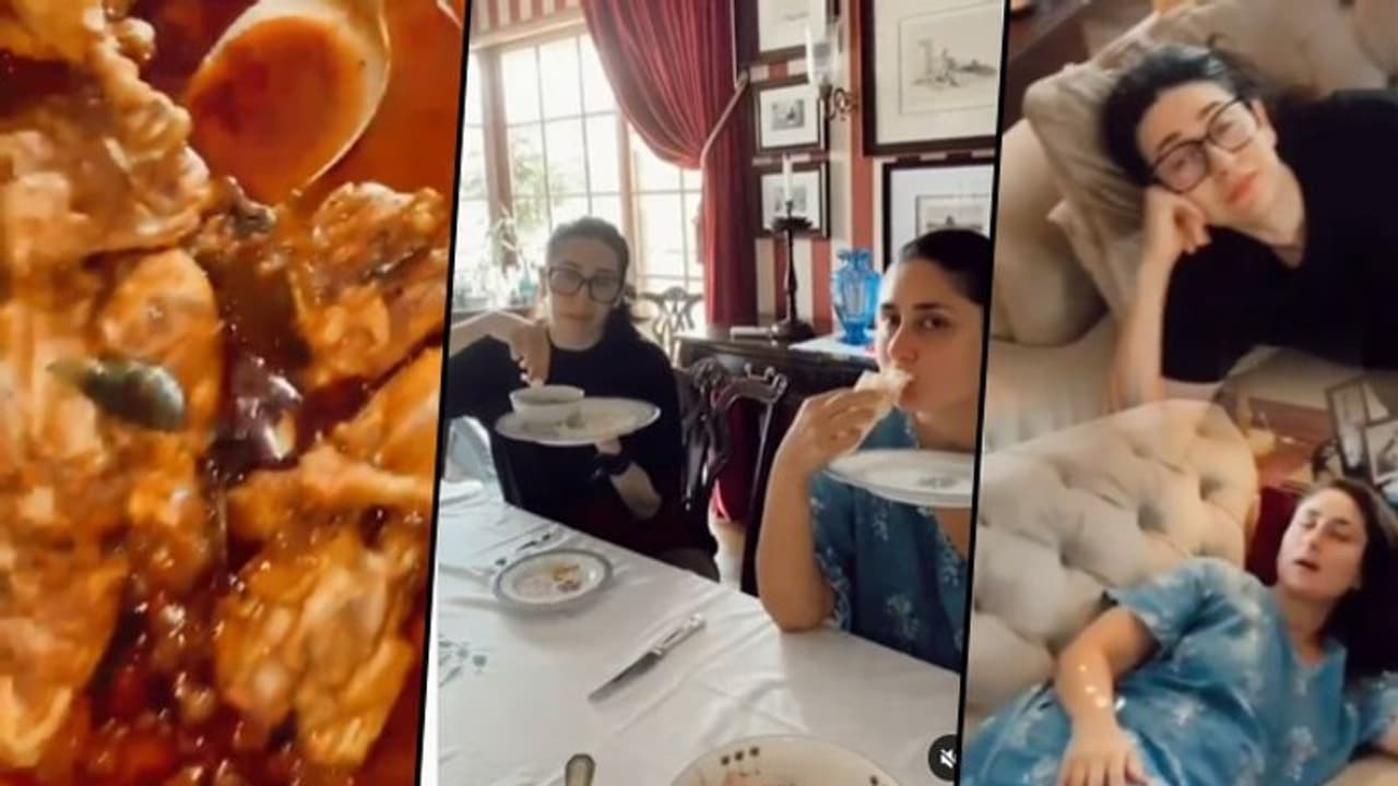 Watch Kareena Kapoor, Karisma Kapoor enjoy 'productive weekend' that includes food, fun and naps
