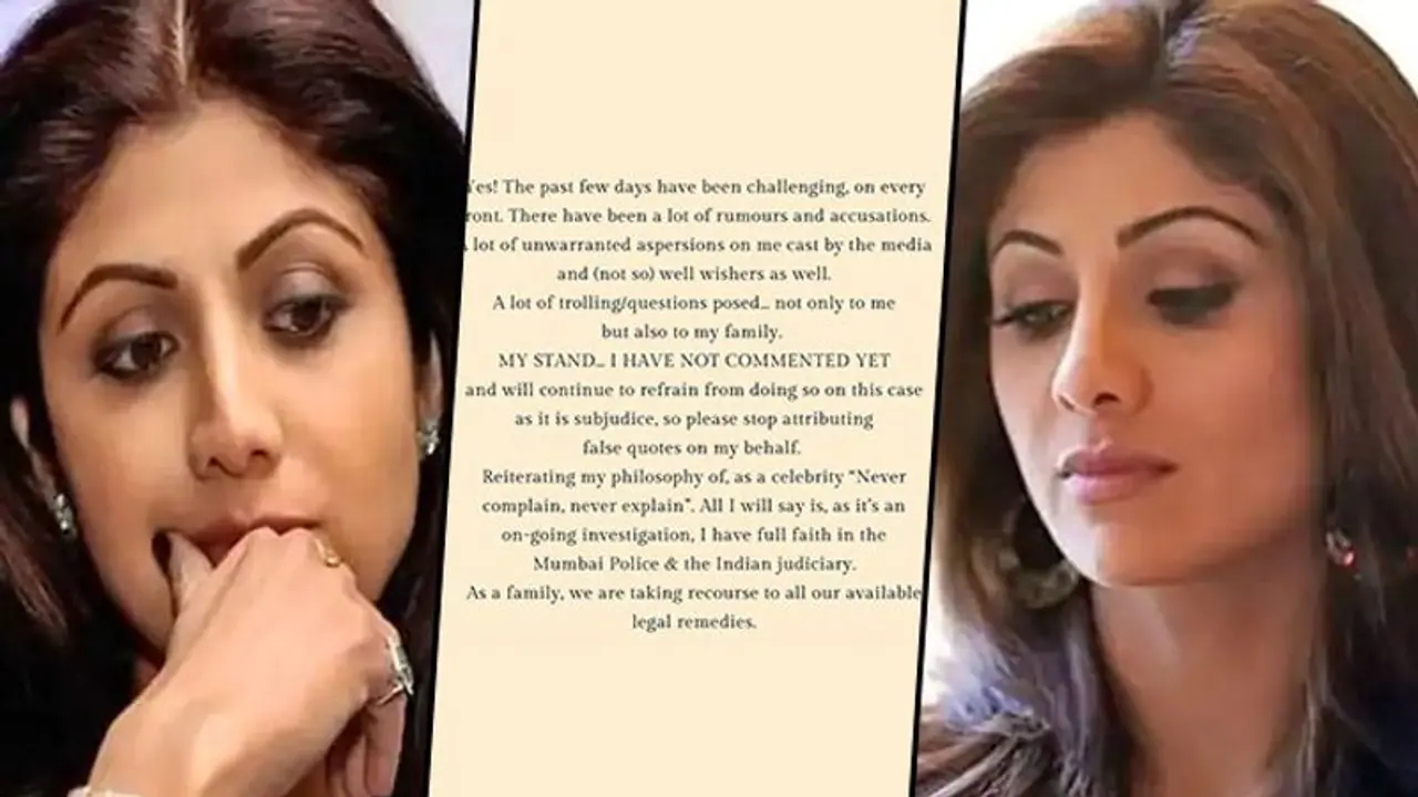 Amid Raj Kundra's pornography case, Shilpa Shetty release official statement, requests for 'privacy'