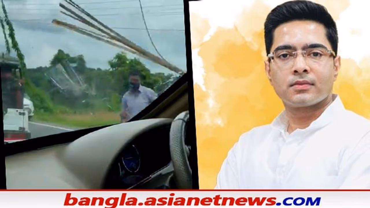 ত্রিপুরেশ্বরী মন্দির যাওয়ার পথে অভিষেকের গাড়িতে হামলা, ভাঙল কাঁচ ত্রিপুরেশ্বরী মন্দির যাওয়ার পথে অভিষেকের গাড়িতে হামলা, ভাঙল কাঁচ