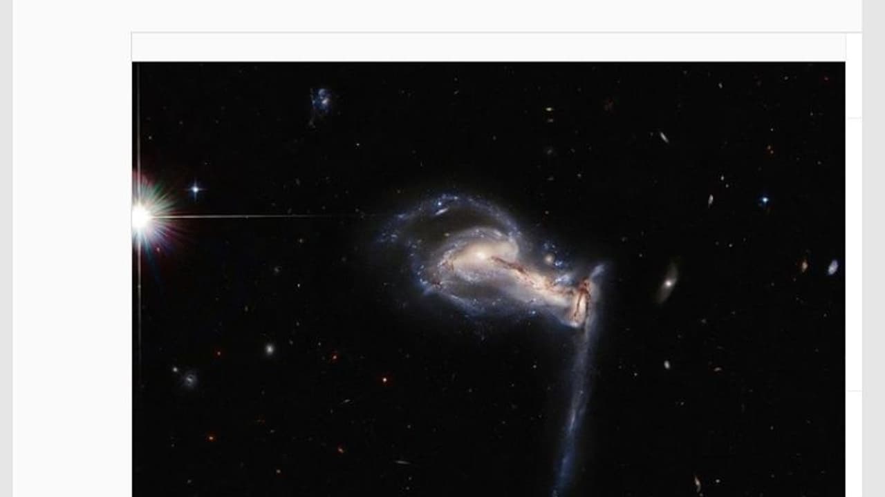 NASA’s Hubble shares stunning image of ‘Arp 195’ triplet galaxies in tug of war