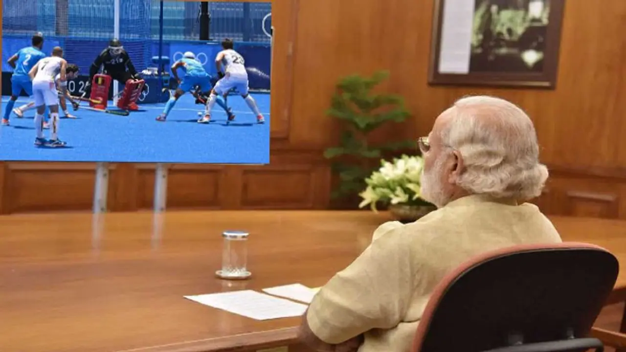 Tokyo Olympics 2020 : হকি দল নিয়ে গর্বিত, সেমির রুদ্ধশ্বাস লড়াইয়ের মাঝেই টুইট মোদীর
