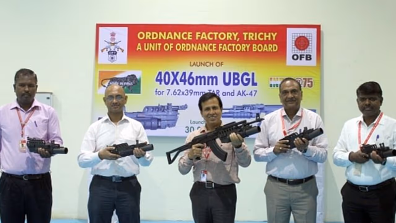 Trichy assault rifle now has a grenade launcher option Trichy assault rifle now has a grenade launcher option