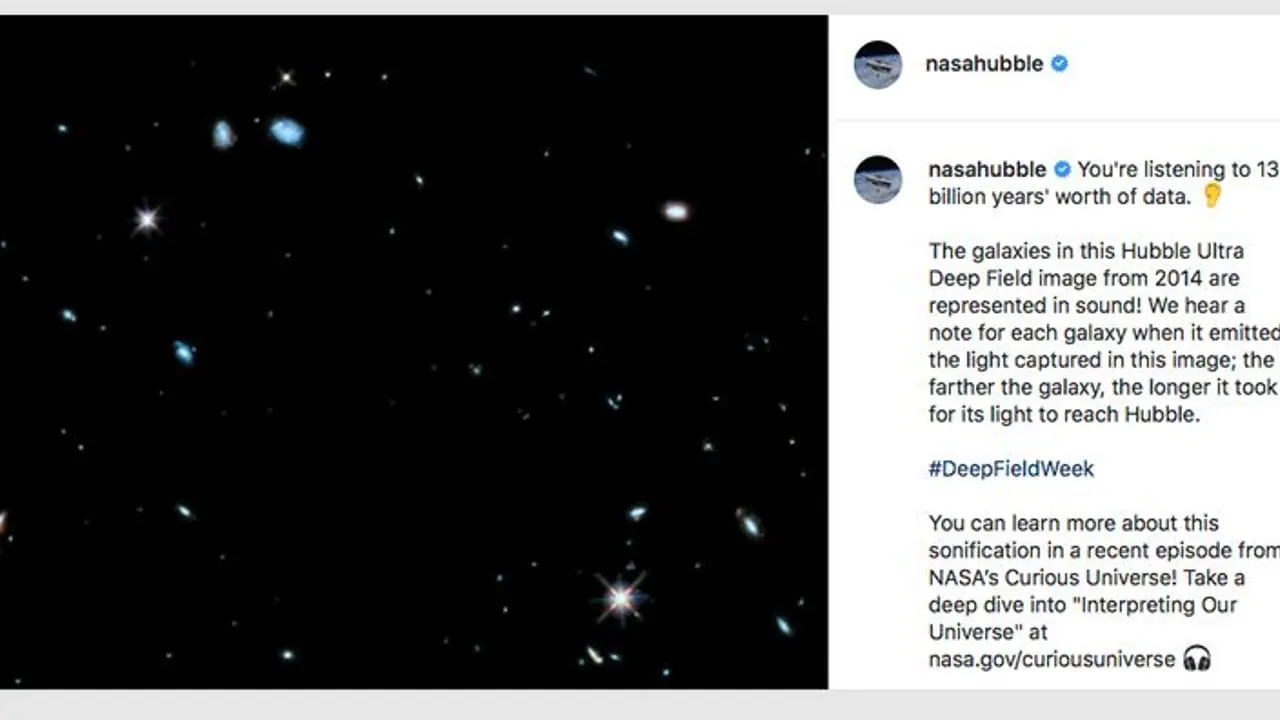 NASA shares soothing audio of ‘13 billion years' worth of data’ in viral video; Listen here NASA shares soothing audio of ‘13 billion years' worth of data’ in viral video; Listen here