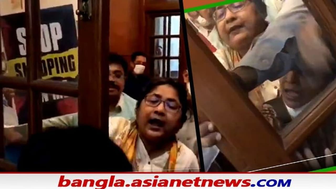 সংসদে ঢুকতে মার্শালদের সঙ্গে ধস্তাধস্তি তৃণমূল সাংসদদের, গণতন্ত্র নিয়ে প্রশ্ন ডেরেকর