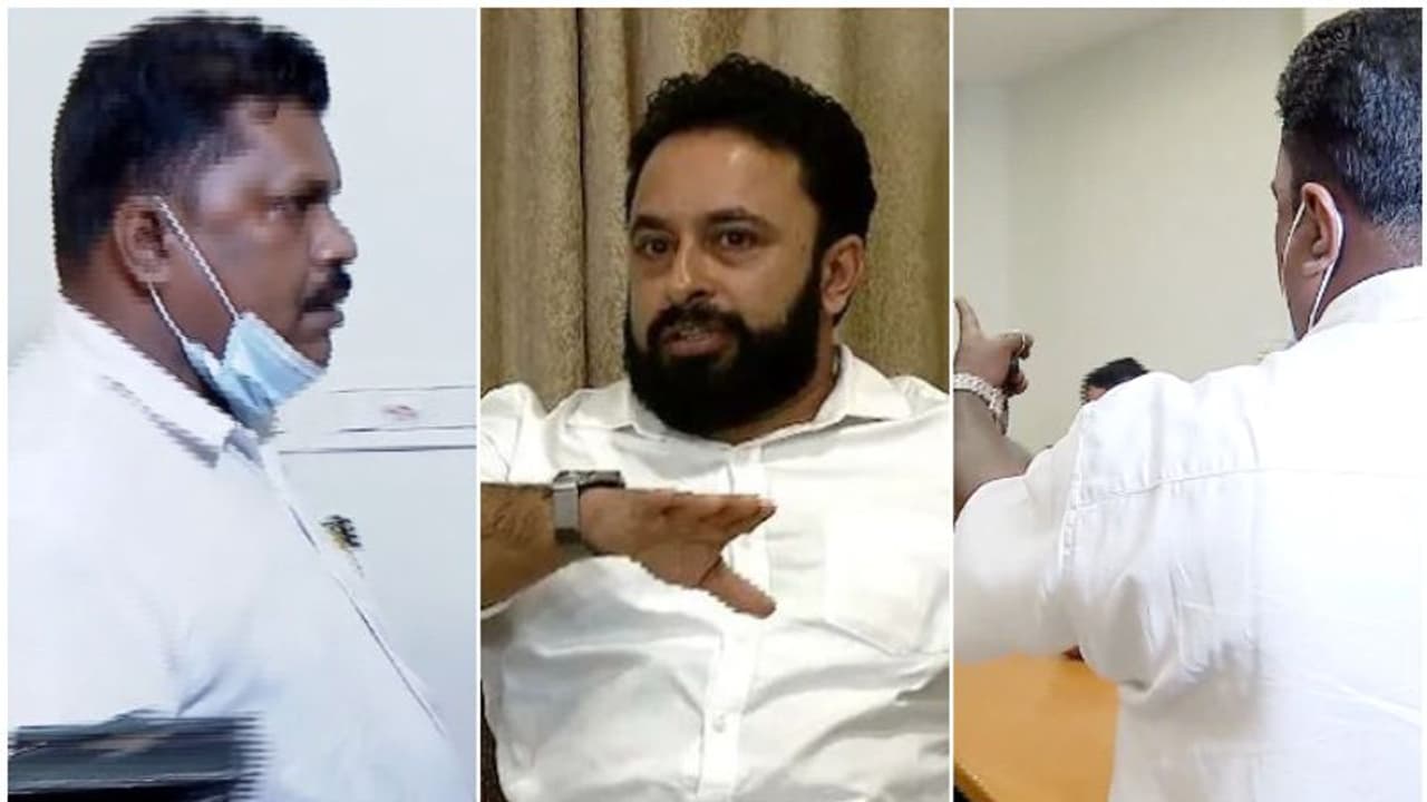 'യുസ്ലസ്,നിർത്തിപ്പോടാ'; മുഈൻ അലിയുടെ വാർത്താസമ്മേളനം തടസപെടുത്തി റാഫി; ഇന്ത്യാവിഷന് ആക്രമണക്കേസിലെയും പ്രതി 'യുസ്ലസ്,നിർത്തിപ്പോടാ'; മുഈൻ അലിയുടെ വാർത്താസമ്മേളനം തടസപെടുത്തി റാഫി; ഇന്ത്യാവിഷന് ആക്രമണക്കേസിലെയും പ്രതി