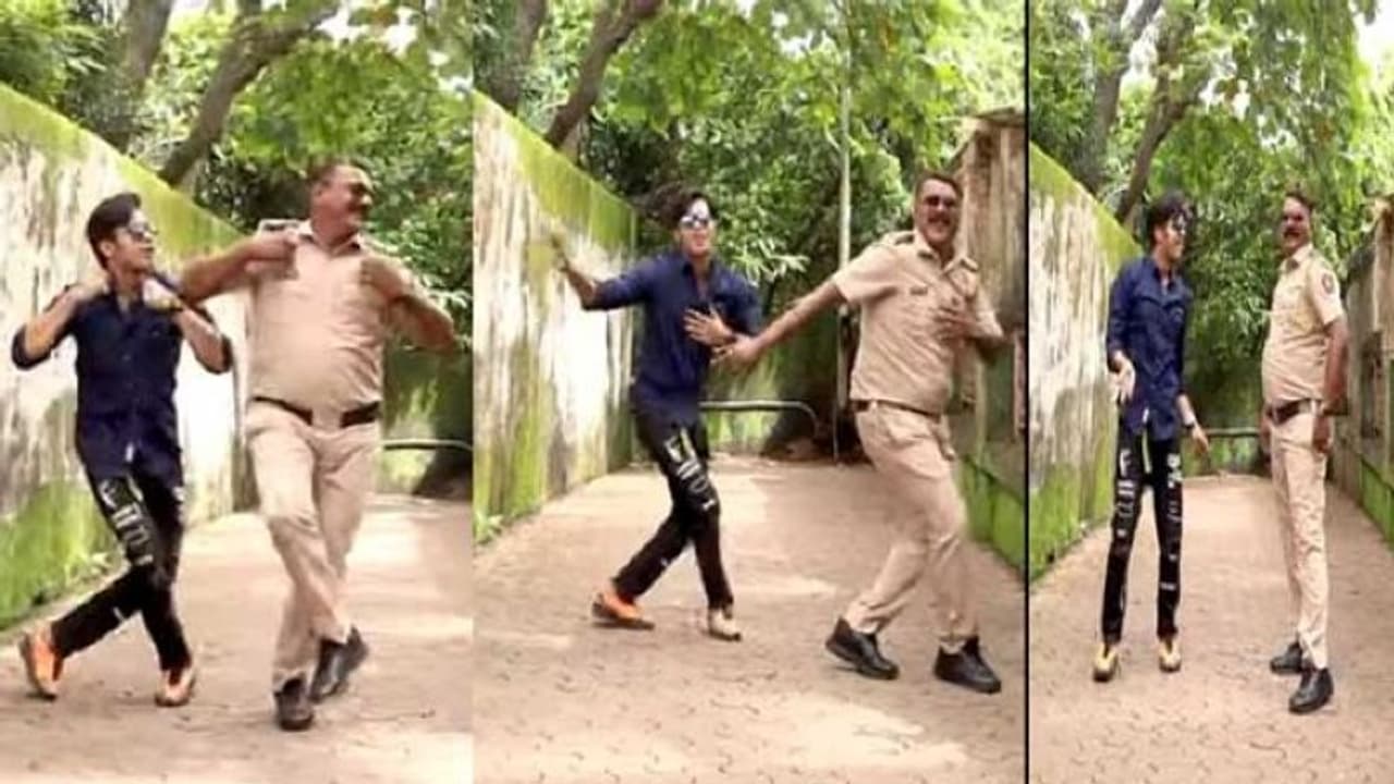 തകർത്താടി താരമായി ഈ മുംബൈ പൊലീസ് തകർത്താടി താരമായി ഈ മുംബൈ പൊലീസ്