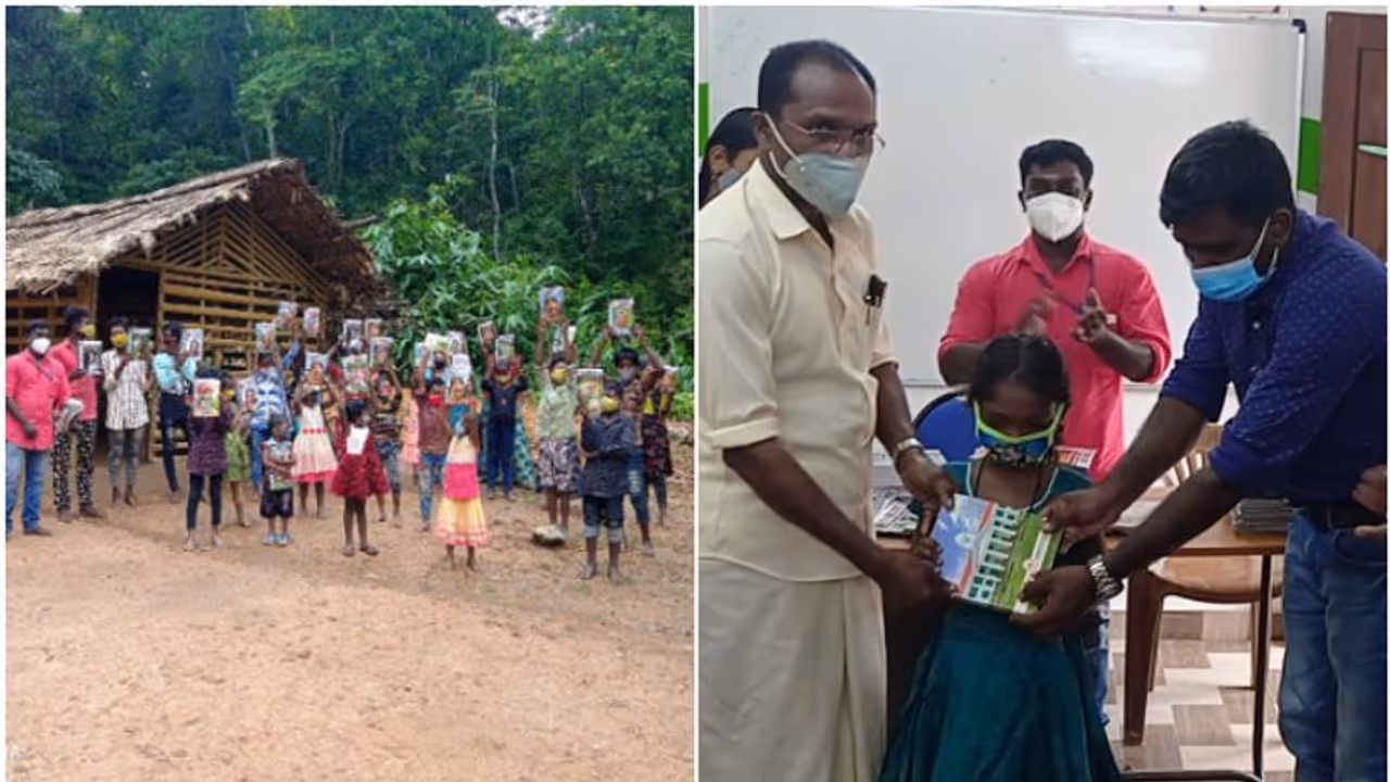 ആദിവാസി ഊരിലെ കുട്ടികളുടെ ദുരിതമറിഞ്ഞ് പഠനസാമഗ്രികളെത്തിച്ച് സെക്ടറല് മജിസ്ട്രേറ്റ് ആദിവാസി ഊരിലെ കുട്ടികളുടെ ദുരിതമറിഞ്ഞ് പഠനസാമഗ്രികളെത്തിച്ച് സെക്ടറല് മജിസ്ട്രേറ്റ്