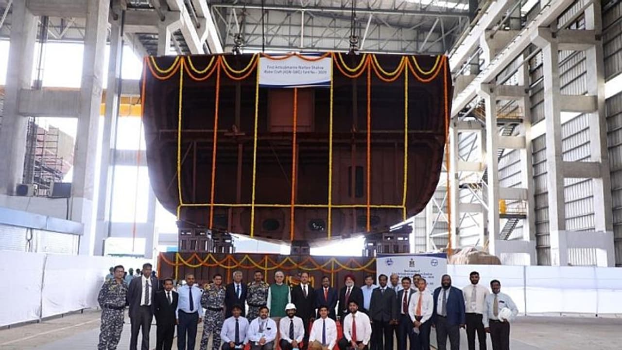 Work begins on Navy's new anti submarine warfare, survey ships Work begins on Navy's new anti submarine warfare, survey ships