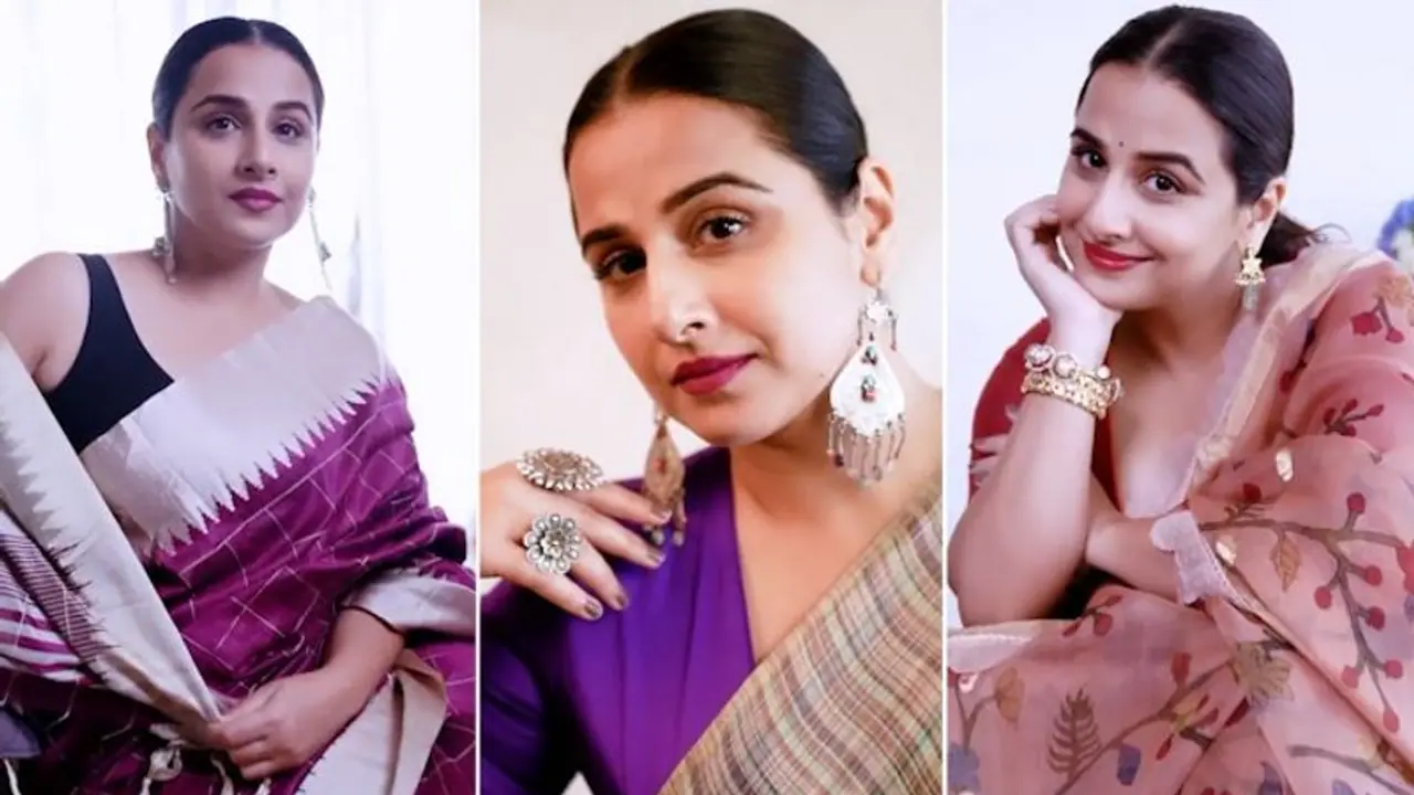 Vidya Balan looks ethereal in gorgeous sarees, celebrates National Handloom Day; Watch video Vidya Balan looks ethereal in gorgeous sarees, celebrates National Handloom Day; Watch video