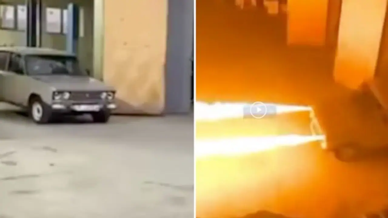 Russian mechanic turns car into flamethrower; reminds netizens of 'Mad Max'