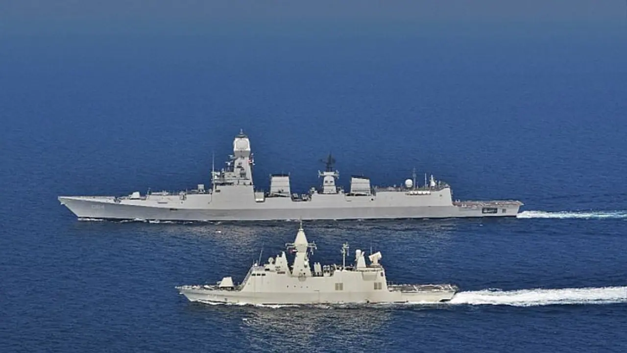 India, UAE naval ships hold drills in the Persian Gulf India, UAE naval ships hold drills in the Persian Gulf