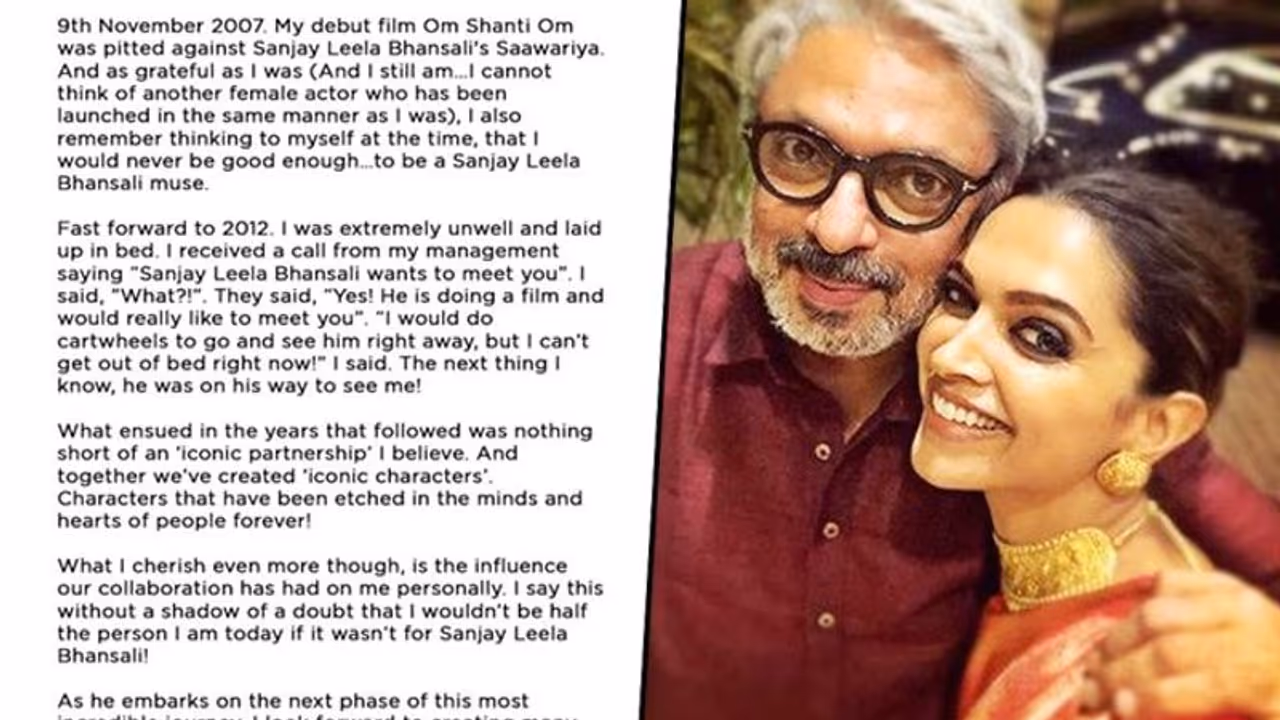 Amid Deepika Padukone's pay parity news, actress celebrates Sanjay Leela Bhansali's 25 years in the industry Amid Deepika Padukone's pay parity news, actress celebrates Sanjay Leela Bhansali's 25 years in the industry