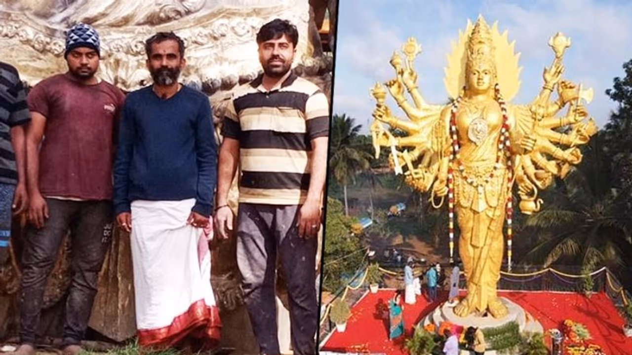 World's tallest Chamundeshwari idol with 18 hands unveiled by Muslims in Karnataka