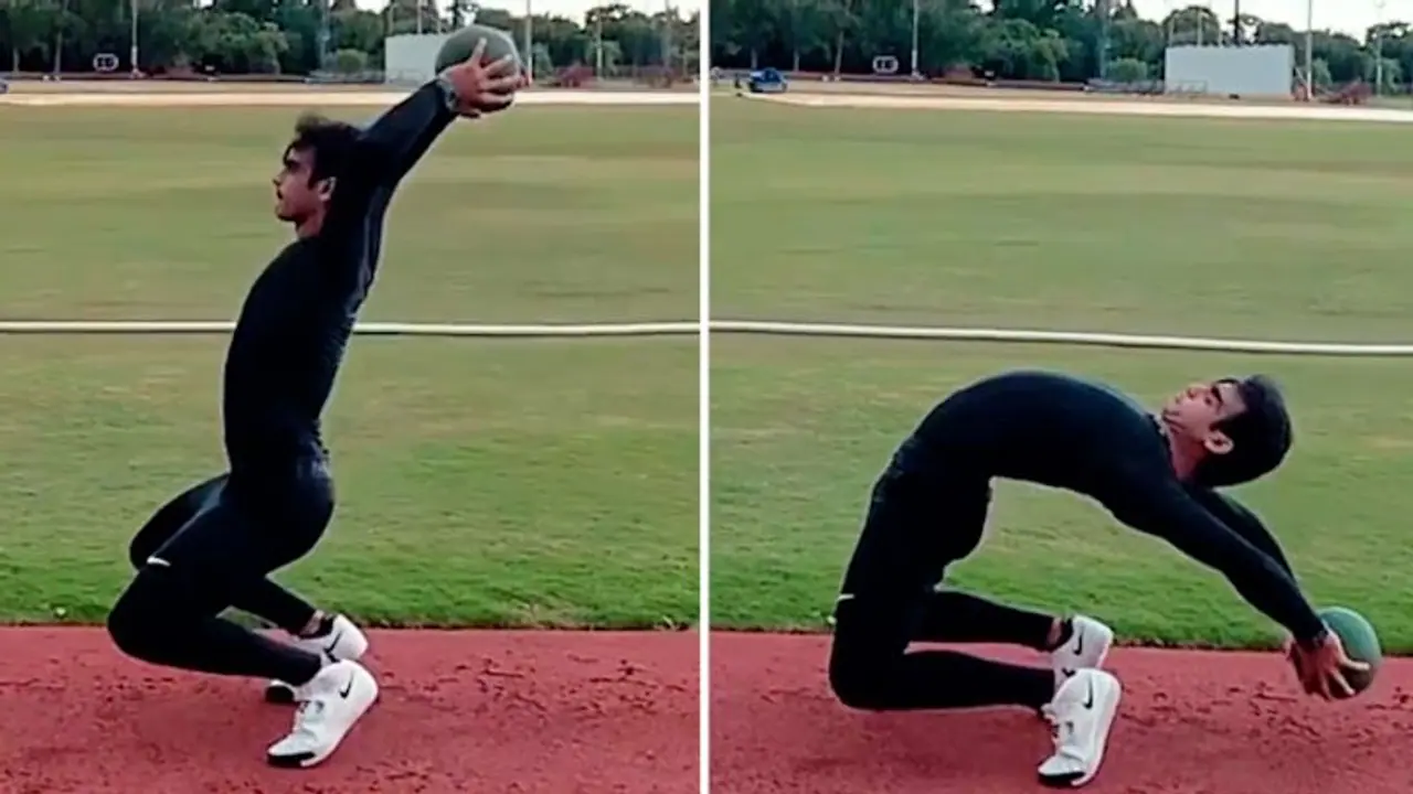 Neeraj Chopra's flexibility level impresses Samantha Akkineni; Watch viral video