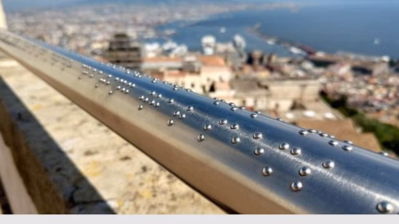 Viral photo: Braille etched railing at Italy's Castel Sant'Elmo describes stunning view, netizens react