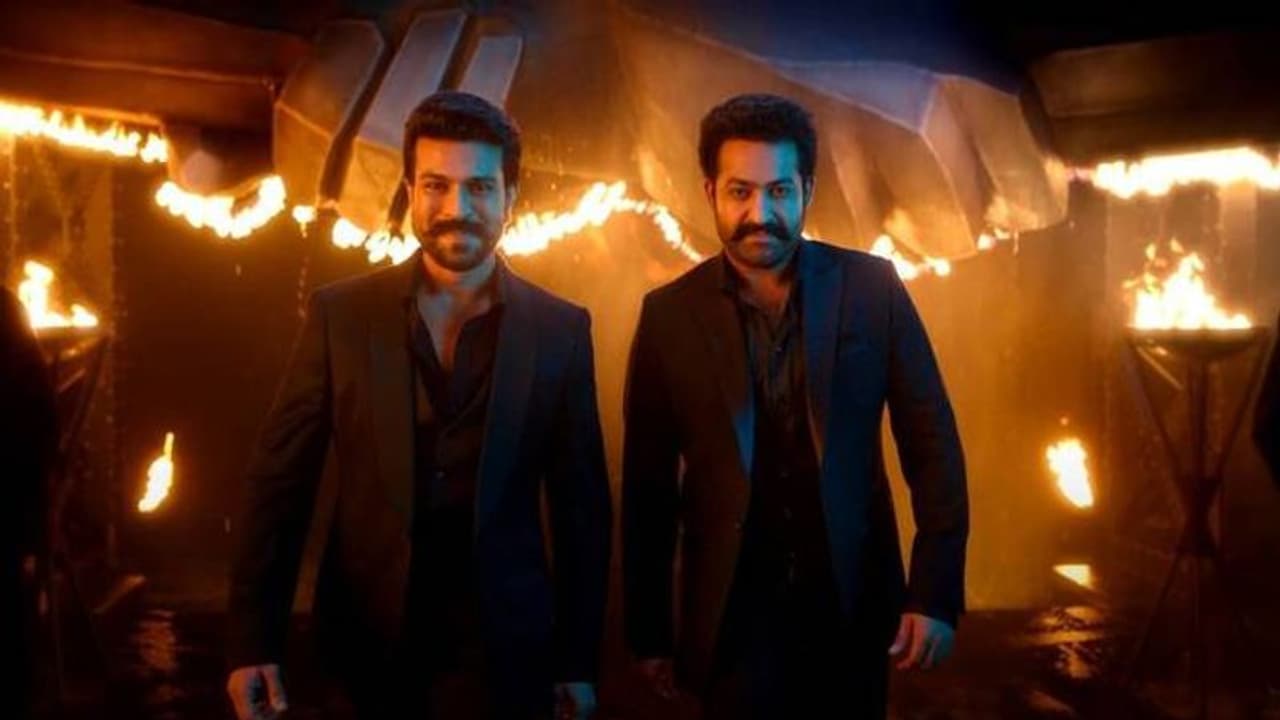 RRR: கொண்டாட்டத்துக்கு ரெடியா.... பட்டையை கிளப்பும் போஸ்டருடன் மாஸ் அப்டேட் கொடுத்த ஆர்.ஆர்.ஆர் படக்குழு