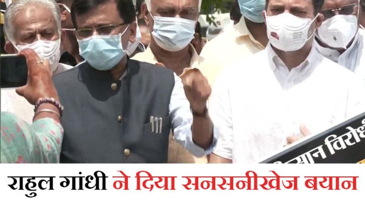 Rahul Gandhi ये क्या बोल रहे कि सदन में महिला सांसदों की पिटाई हुई, राउत ने संसद को बताया 'पाकिस्तानी बॉर्डर' Rahul Gandhi ये क्या बोल रहे कि सदन में महिला सांसदों की पिटाई हुई, राउत ने संसद को बताया 'पाकिस्तानी बॉर्डर'