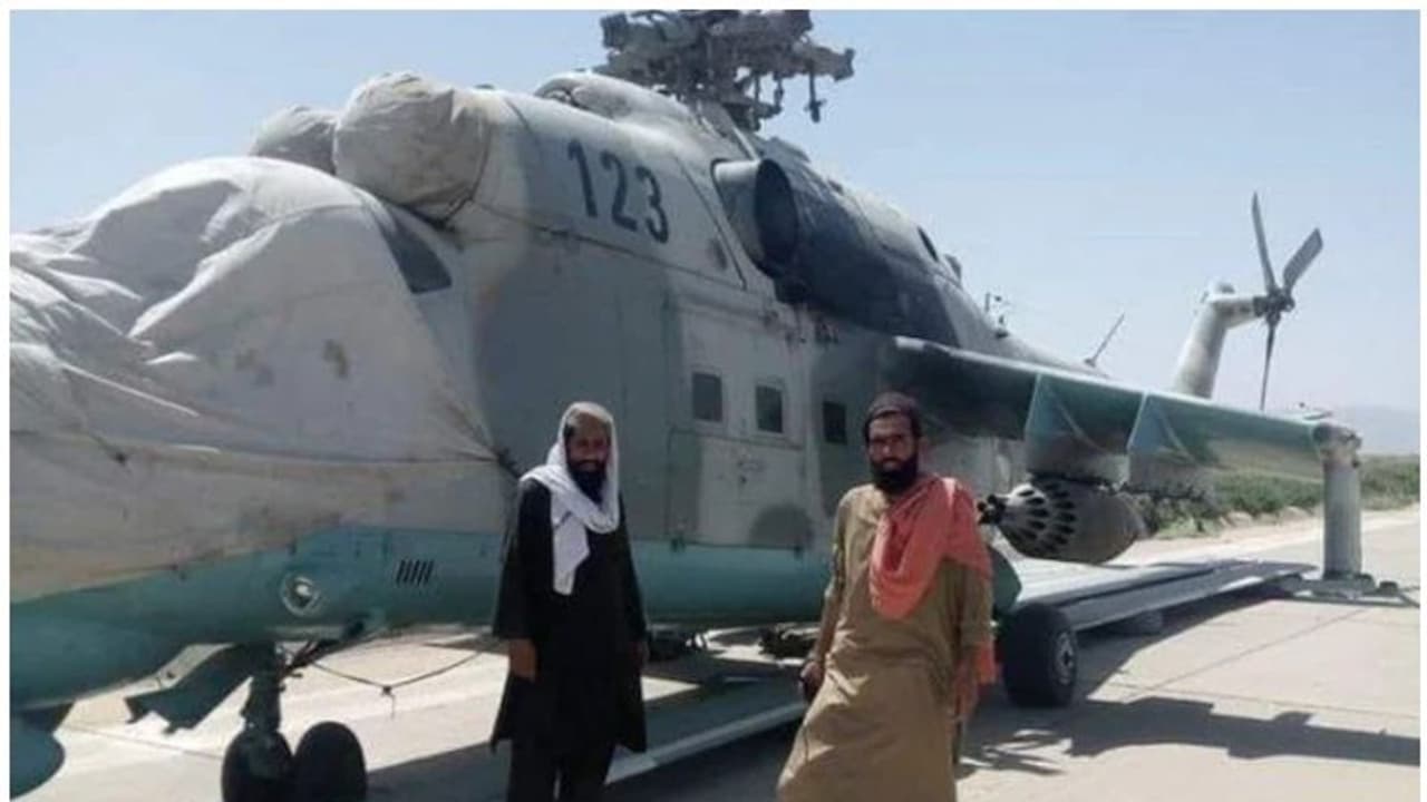 తాలిబన్ల అధీనంలోకి భారత ఎంఐ 24 అటాక్ హెలికాప్టర్ తాలిబన్ల అధీనంలోకి భారత ఎంఐ 24 అటాక్ హెలికాప్టర్