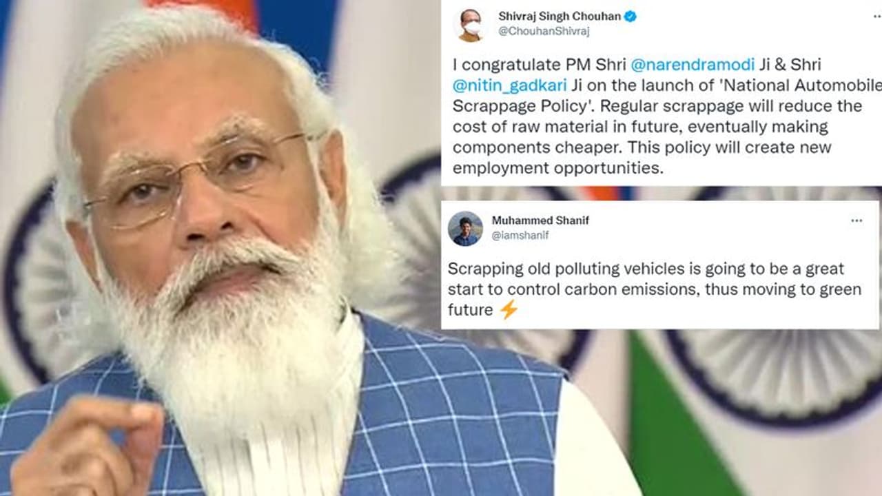 Vehicle Scrappage Policy: ಮೋದಿ ಅಭಿನಂದಿಸಿದ ಶಿವರಾಜ್ ಸಿಂಗ್ ಚೌಹಾಣ್!