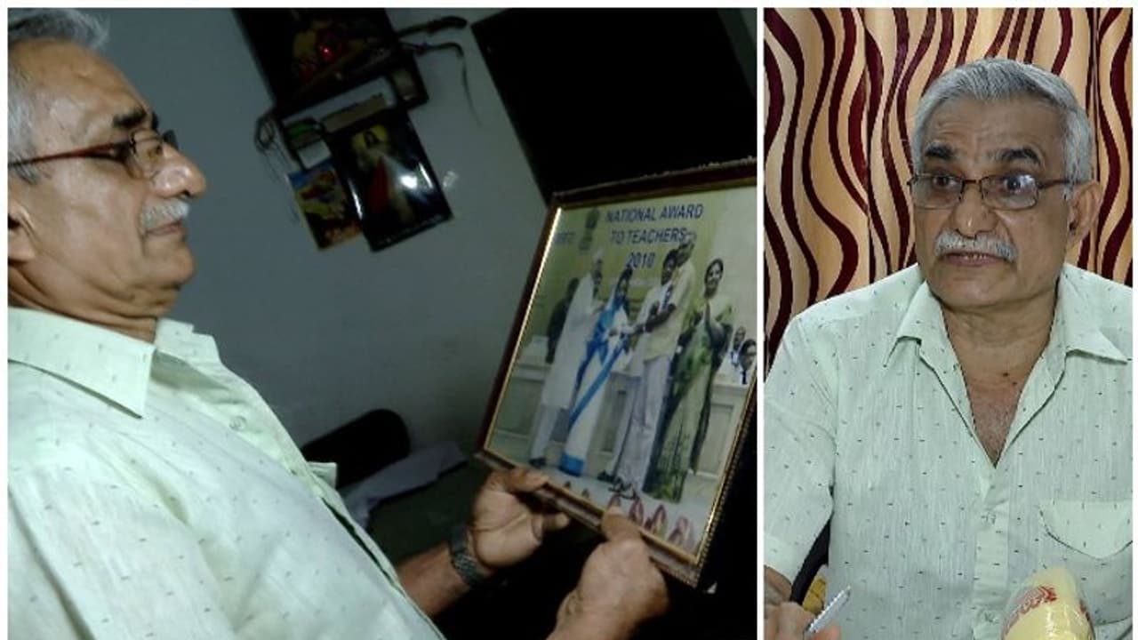 വിരമിച്ചിട്ട് 11 കൊല്ലം; ആനുകൂല്യങ്ങൾ ഇല്ല, ദേശീയ പുരസ്കാര ജേതാവായ അധ്യാപകനോട് അനീതി വിരമിച്ചിട്ട് 11 കൊല്ലം; ആനുകൂല്യങ്ങൾ ഇല്ല, ദേശീയ പുരസ്കാര ജേതാവായ അധ്യാപകനോട് അനീതി