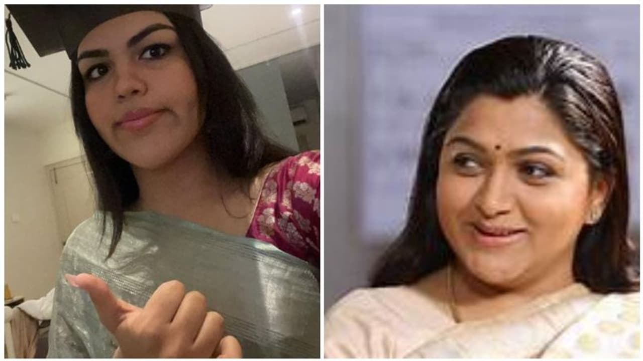 பட்டம் வாங்கிய மகள்... புகைப்படத்தை பகிர்ந்து நெகிழ்ந்து போன குஷ்பு... வைரல் போட்டோஸ்! பட்டம் வாங்கிய மகள்... புகைப்படத்தை பகிர்ந்து நெகிழ்ந்து போன குஷ்பு... வைரல் போட்டோஸ்!