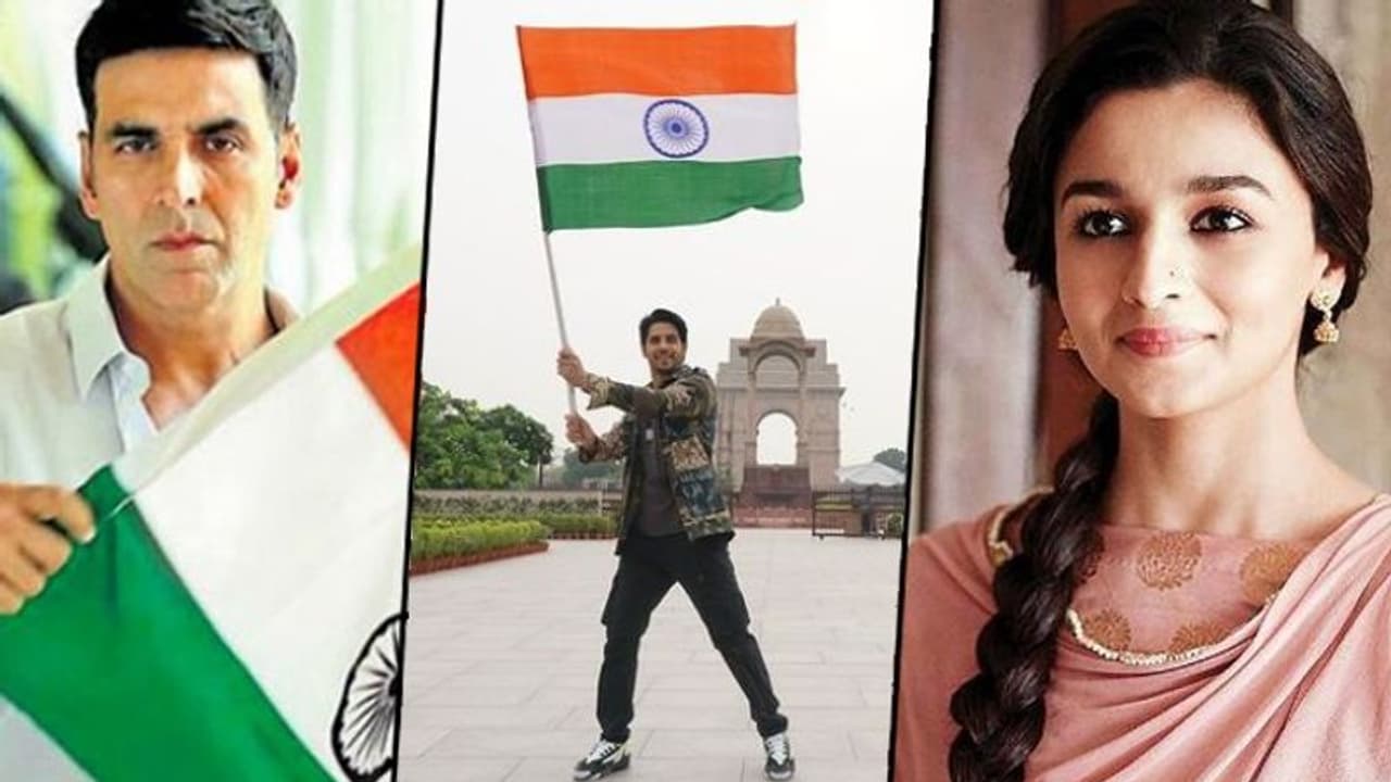 Akshay Kumar to Sidharth Malhotra to Alia Bhatt: Bollywood celebs send across Independence Day wishes Akshay Kumar to Sidharth Malhotra to Alia Bhatt: Bollywood celebs send across Independence Day wishes