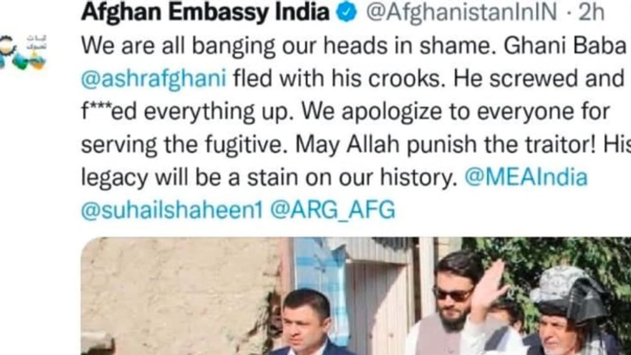 Twitter account of Afghanistan Embassy in New Delhi hacked Twitter account of Afghanistan Embassy in New Delhi hacked
