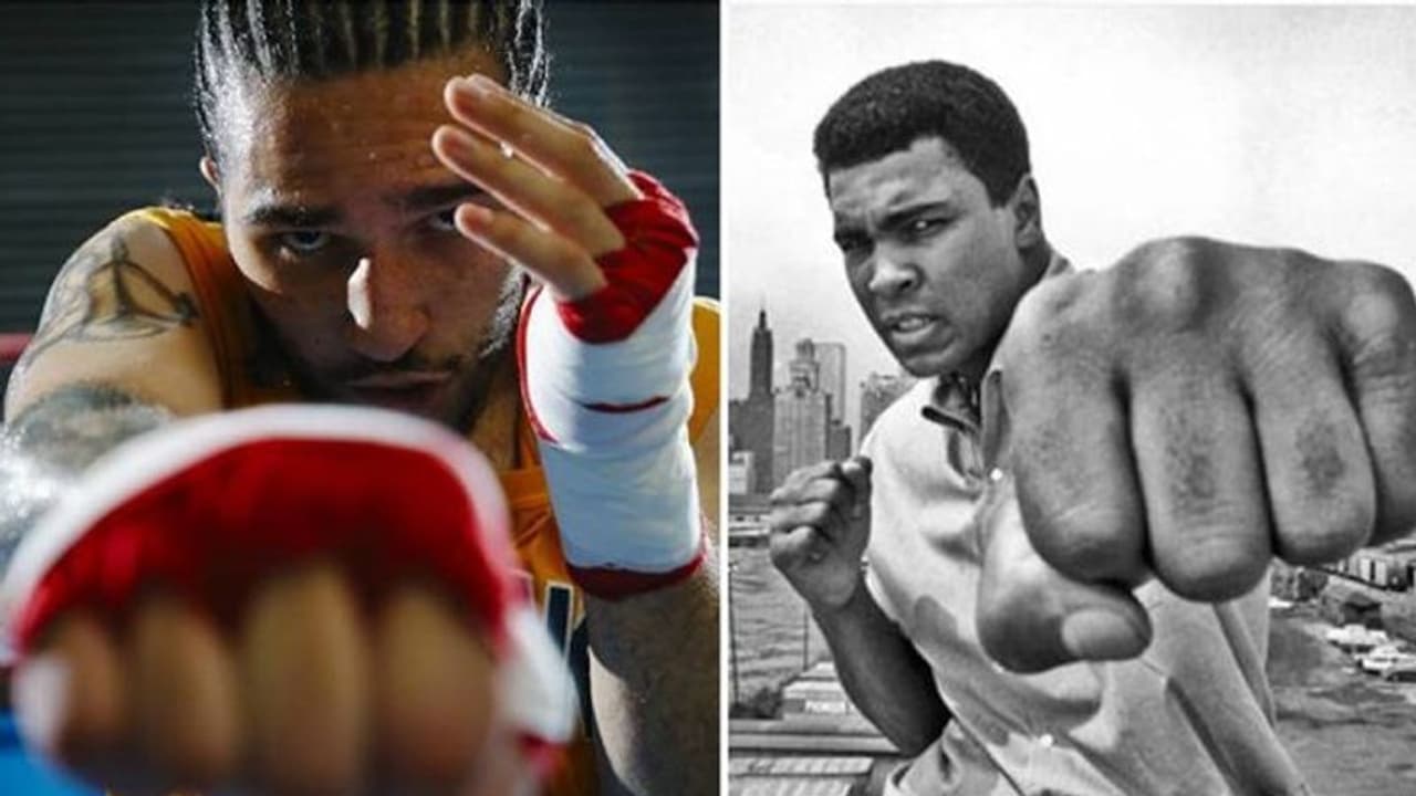 മുഹമ്മദ് അലി സമ്മാനിച്ച ട്രംങ്ക് ധരിച്ച് ഇടിക്കൂട്ടില്‍; അലി വാല്‍ഷിന് പ്രാഷണല്‍ ബോക്‌സിംഗില്‍ ജയത്തുടക്കം