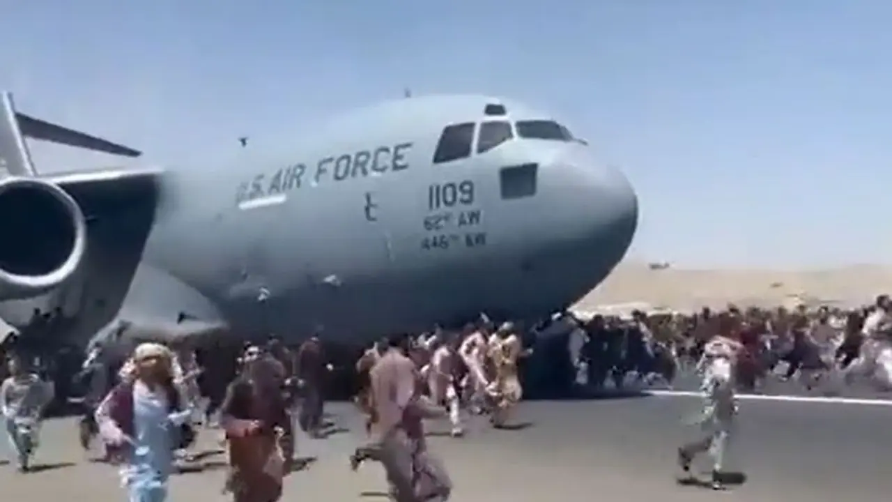 Human remains found in landing gear of military flight from Kabul, informs US Air Force Human remains found in landing gear of military flight from Kabul, informs US Air Force