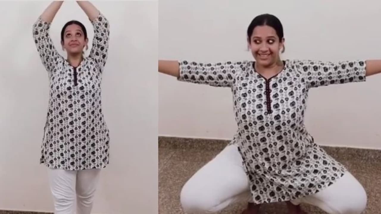 'പെരുവിരലിൽ 89 കിലോ ബാലൻസ് ചെയ്യുന്നത് എളുപ്പമല്ല'; ആറാം മാസത്തിൽ നൃത്താഭ്യാസവുമായി സൗഭാഗ്യ