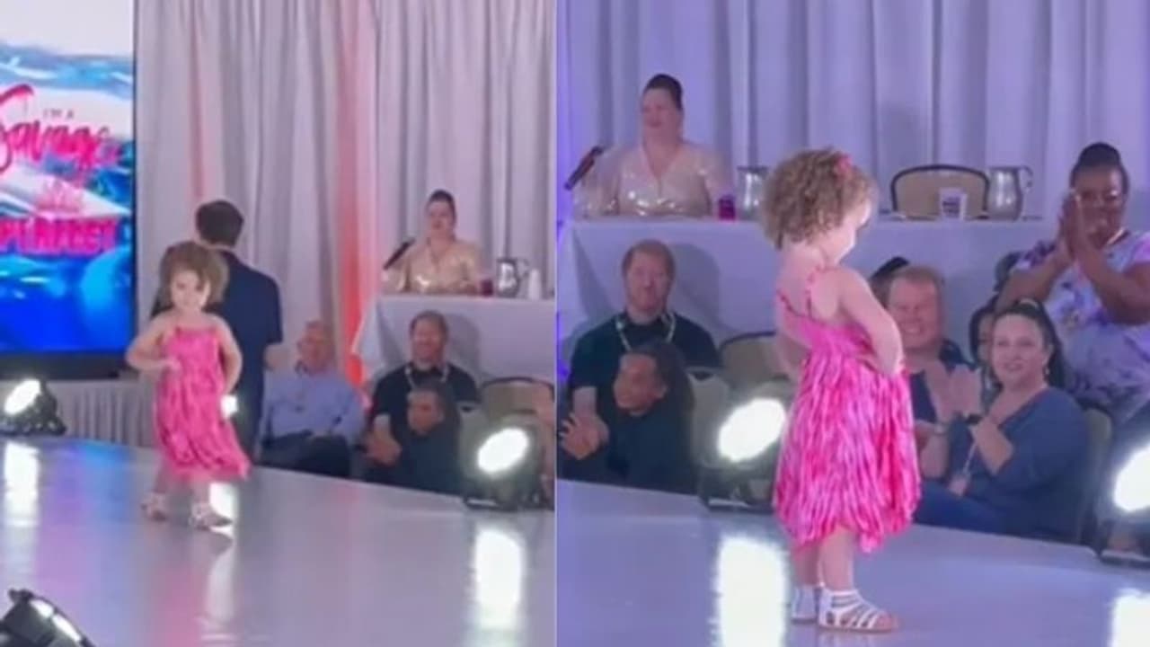 റാംപില് തിളങ്ങി കുരുന്ന് മോഡല്; വൈറലായി വീഡിയോ റാംപില് തിളങ്ങി കുരുന്ന് മോഡല്; വൈറലായി വീഡിയോ