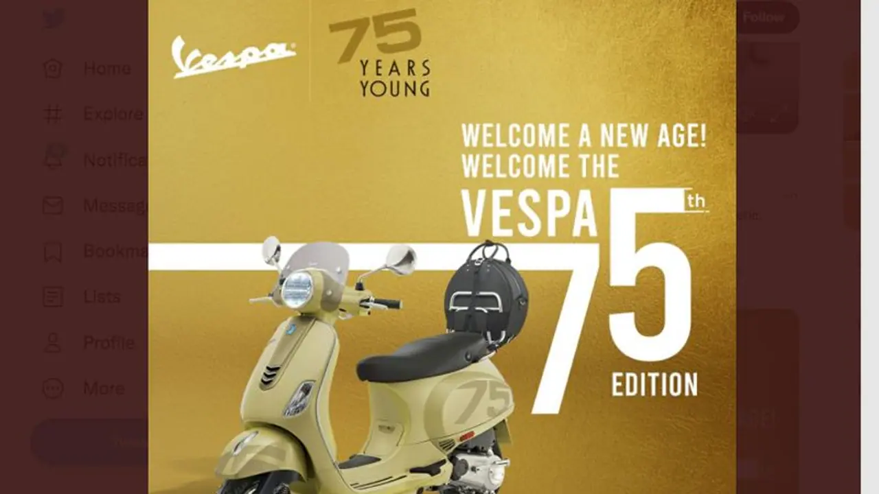 On 75th anniversary, Piaggio launches Vespa limited edition scooters