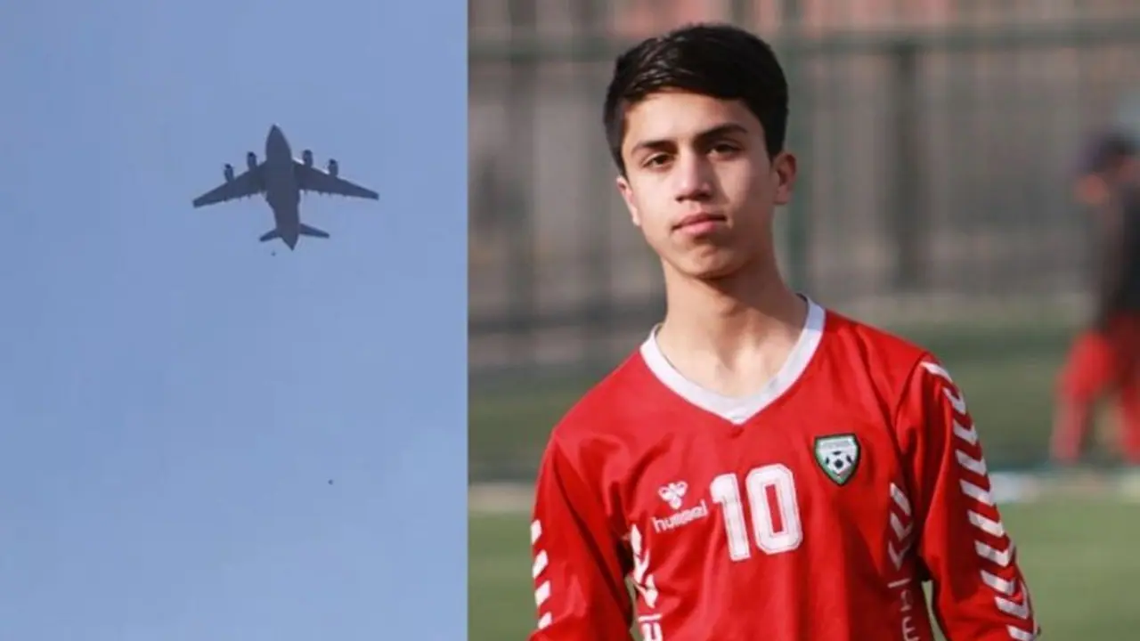 അഫ്ഗാനില് നിന്ന് വിമാനത്തിന്റെ ലാന്ഡിംഗ് ഗിയറില് കയറി രക്ഷപ്പെടാന് ശ്രമം; ദേശീയ ഫുട്ബോളര് കൊല്ലപ്പെട്ടു അഫ്ഗാനില് നിന്ന് വിമാനത്തിന്റെ ലാന്ഡിംഗ് ഗിയറില് കയറി രക്ഷപ്പെടാന് ശ്രമം; ദേശീയ ഫുട്ബോളര് കൊല്ലപ്പെട്ടു