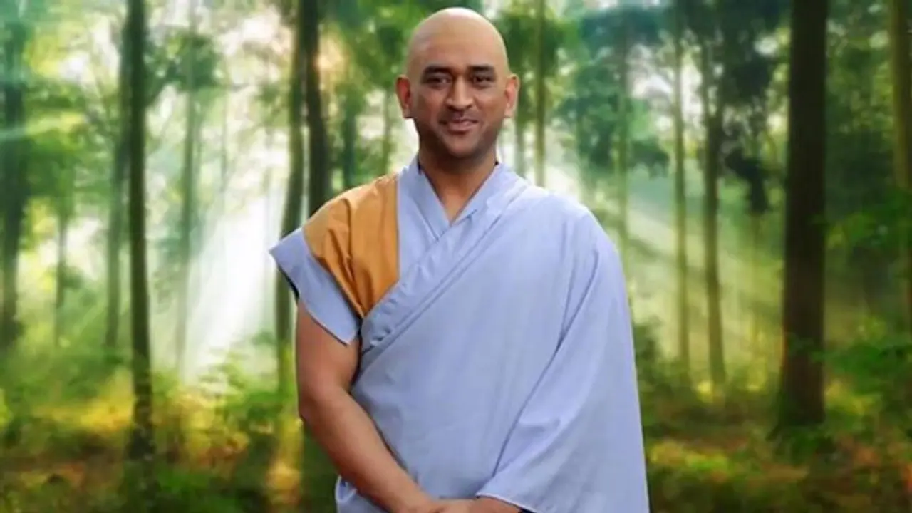 IPL 2021: MS Dhoni portrays a new avatar, transforms to superstar from monk?