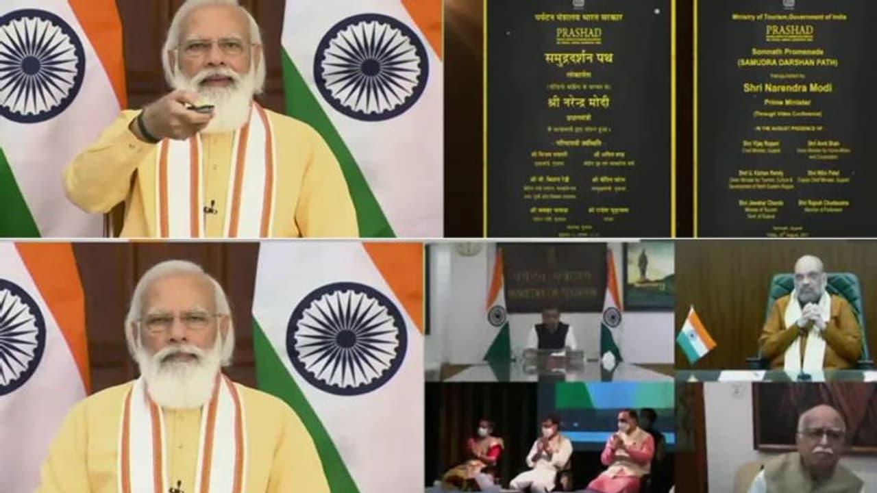 ಸತತ ದಾಳಿ ಬಳಿಕ ಅದೇ ಗತವೈಭವದಲ್ಲಿರುವ ಸೋಮನಾಥ ದೇವಾಲಯ ನಮ್ಮ ಸ್ಪೂರ್ತಿ; ಪ್ರಧಾನಿ ಮೋದಿ! ಸತತ ದಾಳಿ ಬಳಿಕ ಅದೇ ಗತವೈಭವದಲ್ಲಿರುವ ಸೋಮನಾಥ ದೇವಾಲಯ ನಮ್ಮ ಸ್ಪೂರ್ತಿ; ಪ್ರಧಾನಿ ಮೋದಿ!