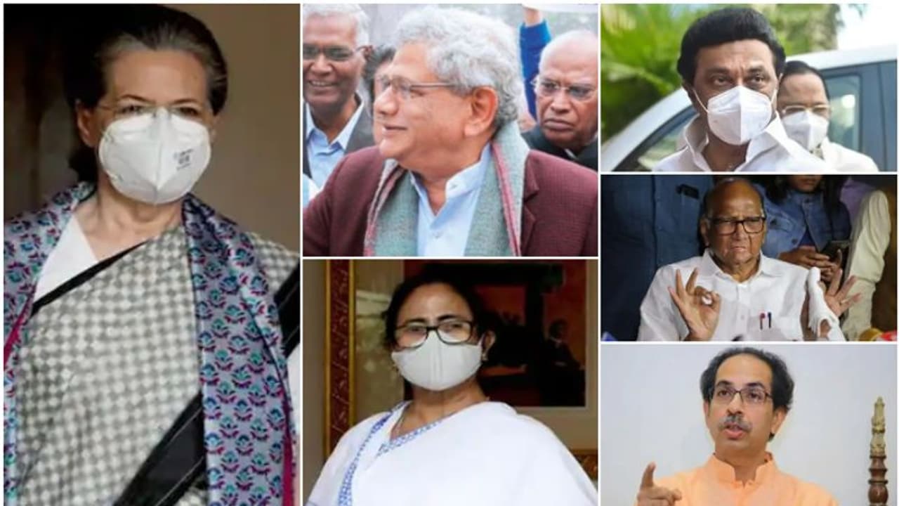 'പോരാട്ടം ഒന്നിച്ച്,ഐക്യം ശക്തമാക്കാം', ലക്ഷ്യം 2024 എന്ന് സോണിയ; ഒപ്പം മമത, യെച്ചൂരി, സ്റ്റാലിൻ, ഉദ്ദവ്, പവാർ 'പോരാട്ടം ഒന്നിച്ച്,ഐക്യം ശക്തമാക്കാം', ലക്ഷ്യം 2024 എന്ന് സോണിയ; ഒപ്പം മമത, യെച്ചൂരി, സ്റ്റാലിൻ, ഉദ്ദവ്, പവാർ