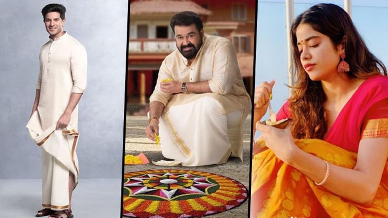 Mohanlal to Janhvi Kapoor to Dulquer Salmaan: Take a look at celebrities' Onam celebration (Pictures)