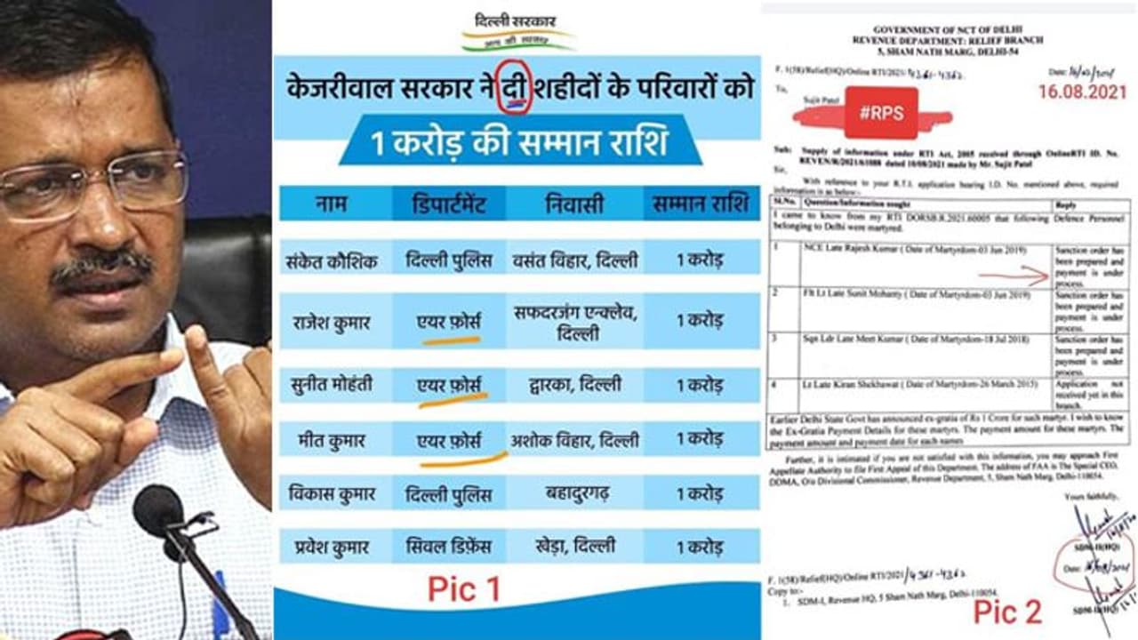केजरीवाल पर सवाल: twitter पर RTI के हवाले से खुलासा 'सिर्फ विज्ञापनों के लिए पैसा है, शहीदों के लिए नहीं' केजरीवाल पर सवाल: twitter पर RTI के हवाले से खुलासा 'सिर्फ विज्ञापनों के लिए पैसा है, शहीदों के लिए नहीं'