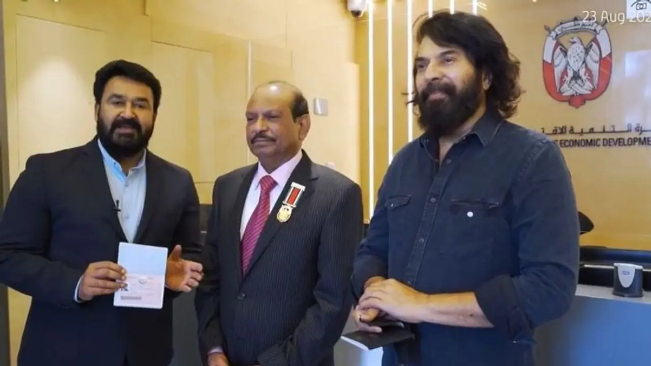 യുഎഇ ഗോള്‍ഡന്‍ വിസ; നന്ദി അറിയിച്ച് മോഹന്‍ലാലും മമ്മൂട്ടിയും