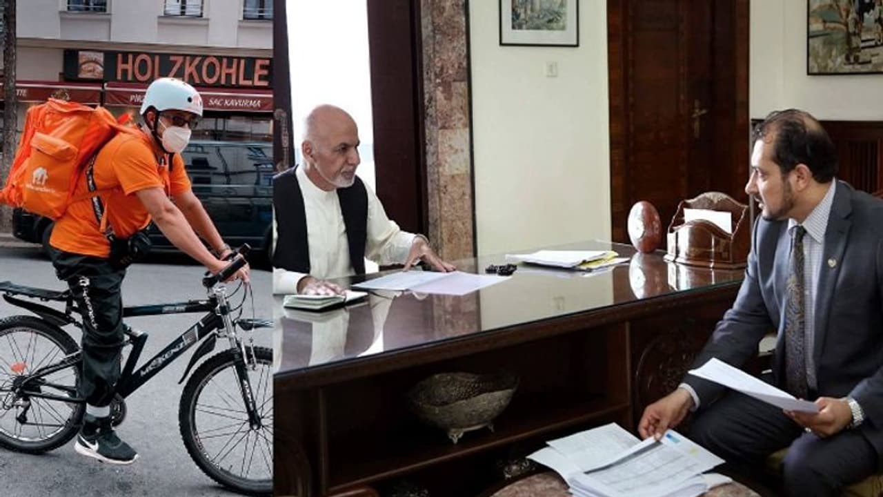 ಆಫ್ಘಾನಿಸ್ತಾನದ ಮಾಜಿ ಸಚಿವ ಈಗ ಜರ್ಮನಿಯಲ್ಲಿ ಪಿಝಾ ಡೆಲಿವರಿ ಬಾಯ್! ಆಫ್ಘಾನಿಸ್ತಾನದ ಮಾಜಿ ಸಚಿವ ಈಗ ಜರ್ಮನಿಯಲ್ಲಿ ಪಿಝಾ ಡೆಲಿವರಿ ಬಾಯ್!