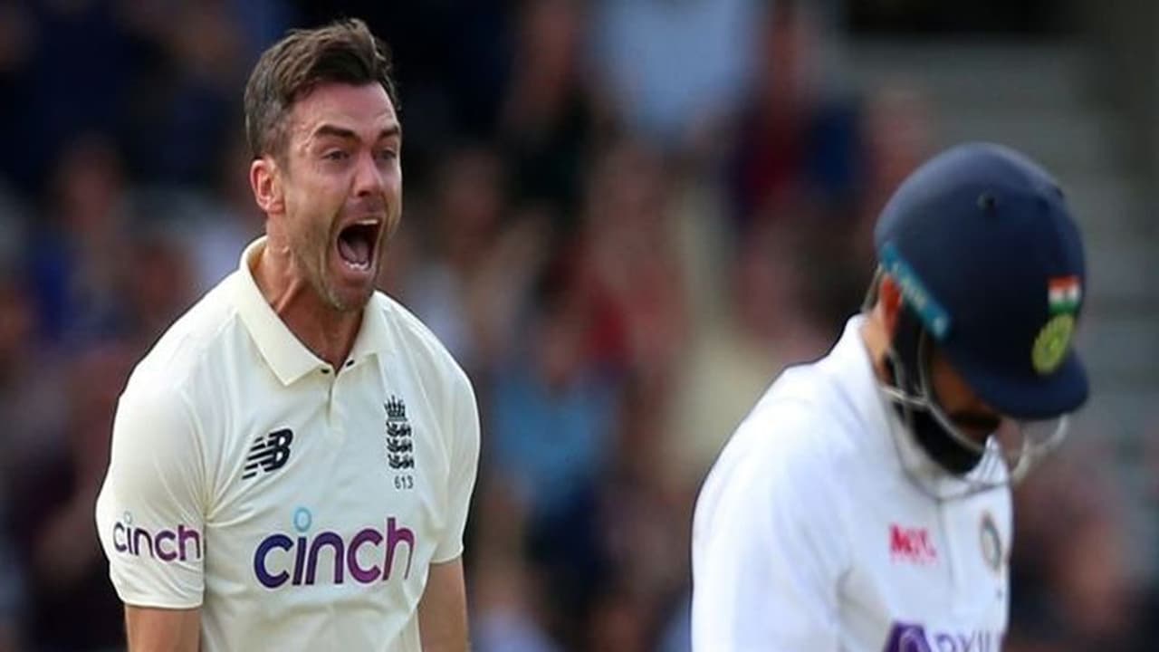 कोहली को आउट कर एंडरसन ने की इस खिलाड़ी की बराबरी, 2019 के बाद से शतक नहीं लगा पाए भारतीय कप्तान कोहली को आउट कर एंडरसन ने की इस खिलाड़ी की बराबरी, 2019 के बाद से शतक नहीं लगा पाए भारतीय कप्तान