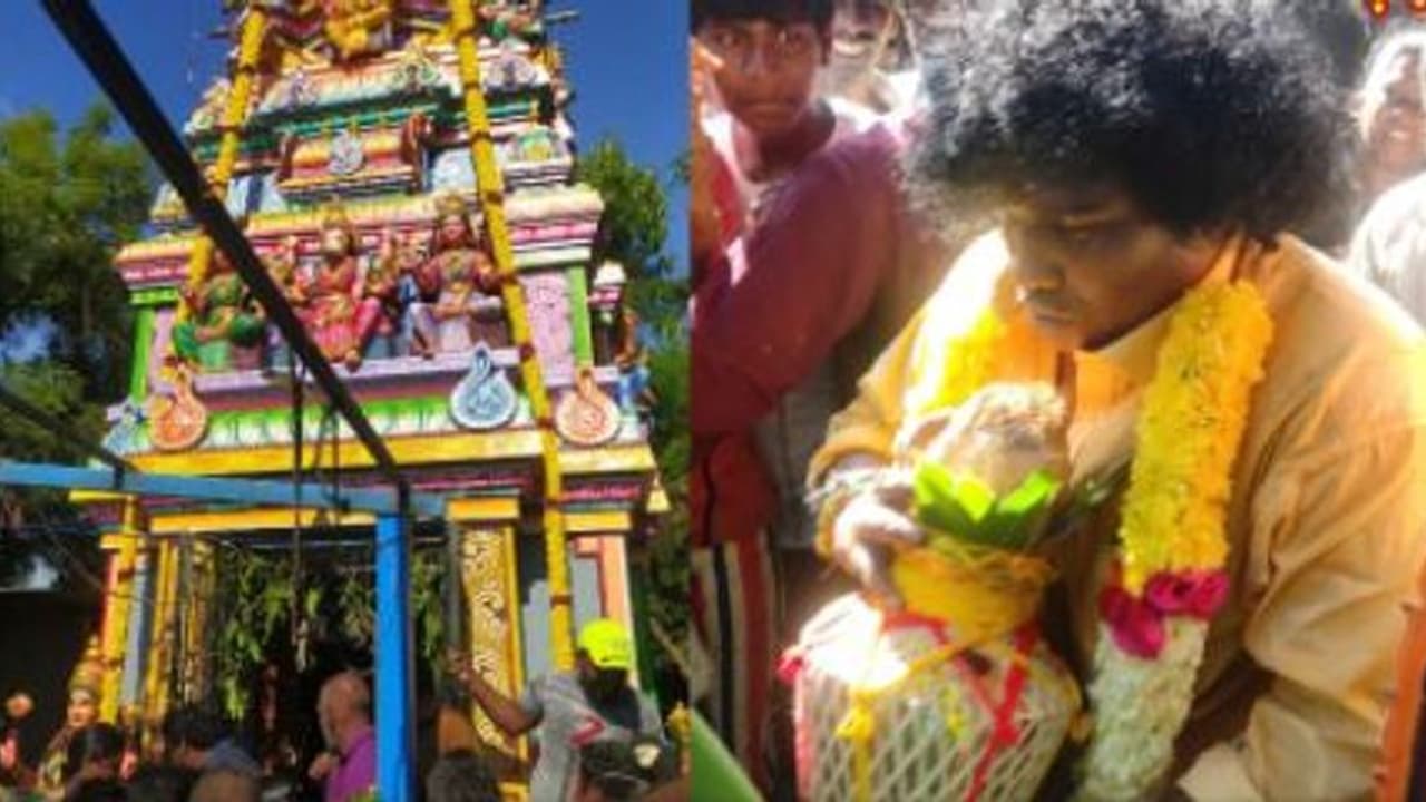 சொந்த இடத்தில் கோவில் கட்டி கும்பாபிஷேகம் செய்த நடிகர் யோகிபாபு! சொந்த இடத்தில் கோவில் கட்டி கும்பாபிஷேகம் செய்த நடிகர் யோகிபாபு!