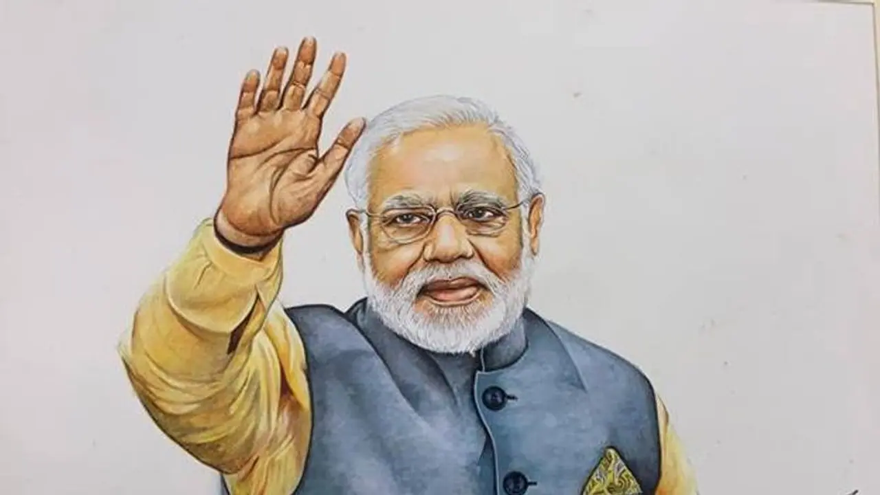ಬೆಂಗಳೂರಿನ ಯುವ ಚಿತ್ರಕಲಾವಿದನ ಅದ್ಭುತ ಪ್ರತಿಭೆಗೆ ಪ್ರಧಾನಿ ಮೋದಿ ಮೆಚ್ಚುಗೆ!